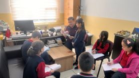 Mamak'taki Öğrencilerden "Nilüfer'in Portakal Çocukları" Hikaye Kitabı