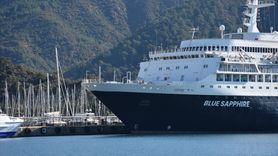 Marmaris'e Gelen 'Blue Sapphire' Yolcu Gemisi