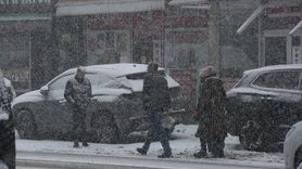 Ardahan'da Kar Yağışı Yeniden Başladı