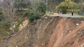 Artvin'deki Heyelan Sonrasında Sürüklenen Ev