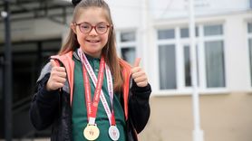 Down Sendromlu Yüzücü Büşra'nın Avrupa Hayali