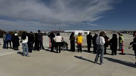 Dünya Kadınlar Günü'nde Semin Öztürk Şener'den Havada Cadde Gösterisi