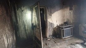 Erzurum'da Çıkan Yangında İki Afgan Vatandaşı Dumandan Etkilendi