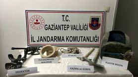 Gaziantep'te Kaçak Kazı Operasyonu: İki Kişi Yakalandı