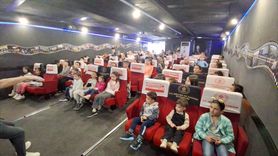 Gezen Sinema Tırı Beypazarı'nda Çocuklarla Buluştu
