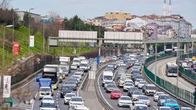İstanbul'da Akşam Trafik Yoğunluğu Zirveye Ulaştı