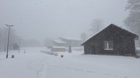 Karabük, Kocaeli ve Sakarya'da Kar Yağışı Etkili