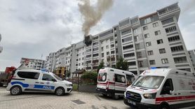 Kocaeli'de 7 Katlı Binada Yangın: 8 Kişi Kurtarıldı
