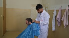 Muş'ta Özel Gereksinimli Öğrencilere Bayram Tıraşı