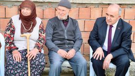 Ordu Valisi Erol, 90 Yaşındaki Yaşar Ateş'i Ziyaret Etti