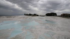 Pamukkale, Bayram Tatilinde 19 Bini Aşan Turist Ağırladı