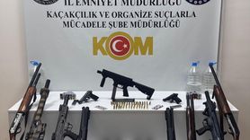 Samsun'da Eğlence Mekanında Kaçak Silah ve Uyuşturucu Operasyonu