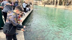 Şanlıurfa Balıklıgöl'de Ramazan Bayramı Yoğunluğu