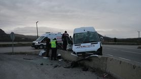 Tokat'ta İşçi Servisi Kaza Yaptı: 15 Yaralı