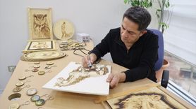 Ahşap Yakma Sanatıyla Stres Atıyor