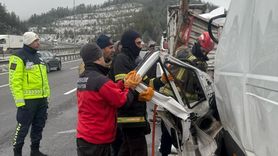 Ankara-İstanbul Otoyolunda Feci Kaza