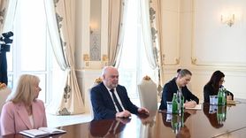 Azerbaycan Cumhurbaşkanı Aliyev, AGİT Genel Sekreteri Sinirlioğlu'nu Ağırladı