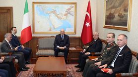 Bakan Güler ve İtalya Savunma Bakanı Crosetto Görüşmesi