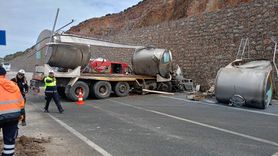 Balıkesir'de Süt Tankeri Kazası: Şoför Hayatını Kaybetti