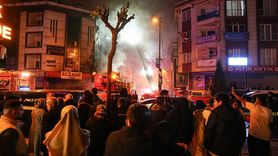 Başakşehir'de Yangın Paniği: İş Merkezi ve Bitişik Apartman Alevlere Teslim Oldu