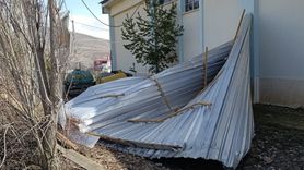 Bayburt'ta Şiddetli Rüzgar Hayatı Olumsuz Etkiledi