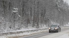 Bolu Dağı'nda Kar Yağışı Etkili Oluyor