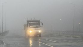 Bolu Dağı'nda Kar Yağışı ve Sis Ulaşımı Zorluyor