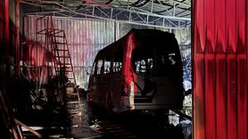 Bursa'da Oto Tamirhanesinde Yangın Kontrol Altına Alındı