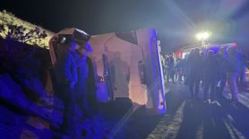 Çankırı'da İşçi Servisi Devrildi: Çok Sayıda Yaralı