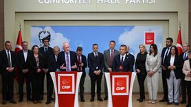 CHP Genel Başkanı Özgür Özel'in Avrupa Sosyalist Partisi Heyeti ile Görüşmesi