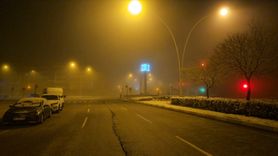 Çorum'da Buzlanma ve Sis Etkili Oluyor