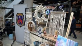 Çorum'da Tutuklu ve Hükümlülerin Atık Malzemelerden Ürettiği Eşyalar Sergilendi