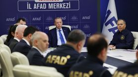 Cumhurbaşkanı Erdoğan, Deprem Brifingi İçin İstanbul AFAD'da