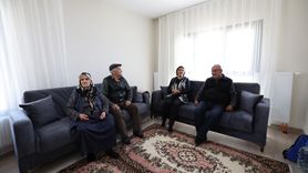 Darende'de Deprem Konutlarına İlk Aile Yerleşti