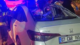 Denizli'de Ata Çarpan Araçta Bir Kişi Hayatını Kaybetti