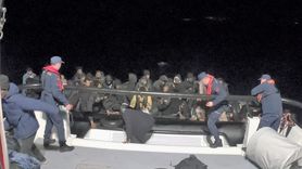 Dikili Açıklarında 46 Düzensiz Göçmen Yakalandı