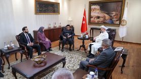 Diyanet İşleri Başkanı Ali Erbaş, Dünya Müslüman Alimler Birliği Heyetini Ağırladı