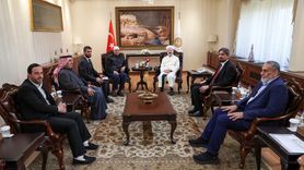 Diyanet İşleri Başkanı Erbaş, Filistinli Alimler Heyeti'ni Kabul Etti