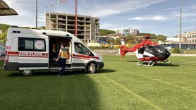 Düzce'de 4 Günlük Bebek İçin Ambulans Helikopter Havalandı