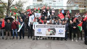 Eskişehir'de Gazze'ye Destek Gösterisi