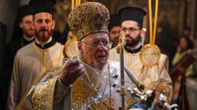 Fener Rum Patrikhanesi'nde Paskalya Ayini Coşkusu