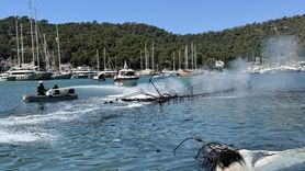 Fethiye'de Yangın: 3 Motor Yat ve 1 Yelkenli Kullanılamaz Hale Geldi