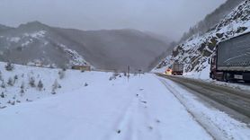 Geminbeli Geçidi'nde Kar Yağışı Etkili