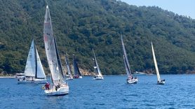 Göcek Kış Trofesi Yat Yarışları'nın 4. Ayağı Fethiye'de Başladı