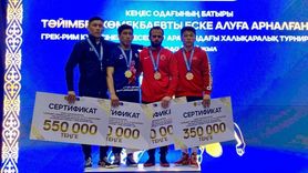 Grekoromen Güreş Milli Takımı Kazakistan'da Başarı Elde Etti