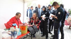 Iğdır'da Emniyet Personelinden Anlamlı Kan Bağışı