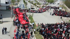 Iğdır'da Öğrencilerden Anma Yürüyüşü