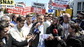 İstanbul'da Özel Halk Otobüsü Sahiplerinden İBB'ye Eylem