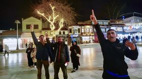 İstanbul'da Tekbirlerle Filistin'e Destek Gösterisi