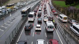 İstanbul'da Trafik Yoğunluğu Artıyor
